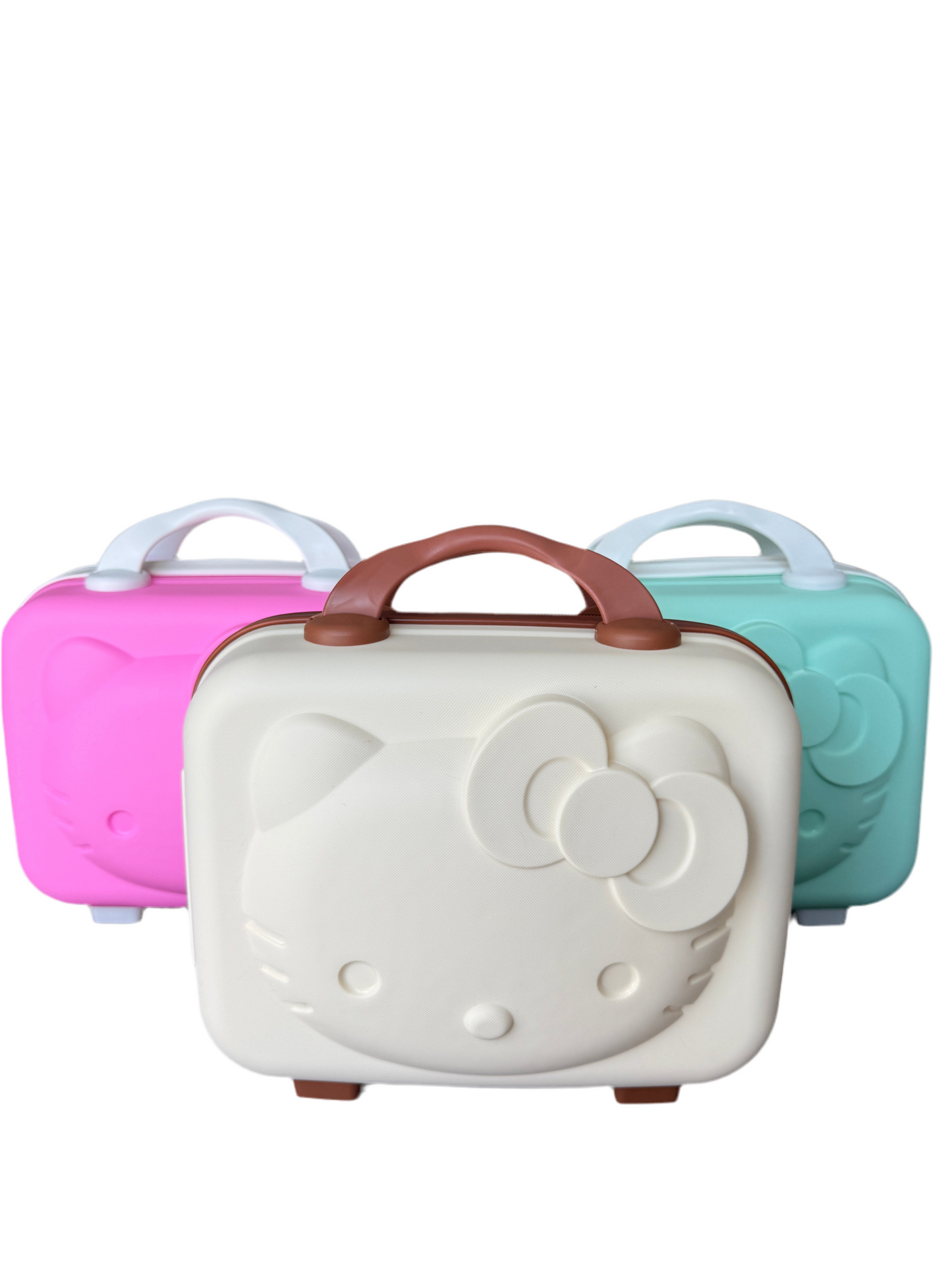 14-Inch Kids Travel Case – Available in Pink, Beige & Mint Green