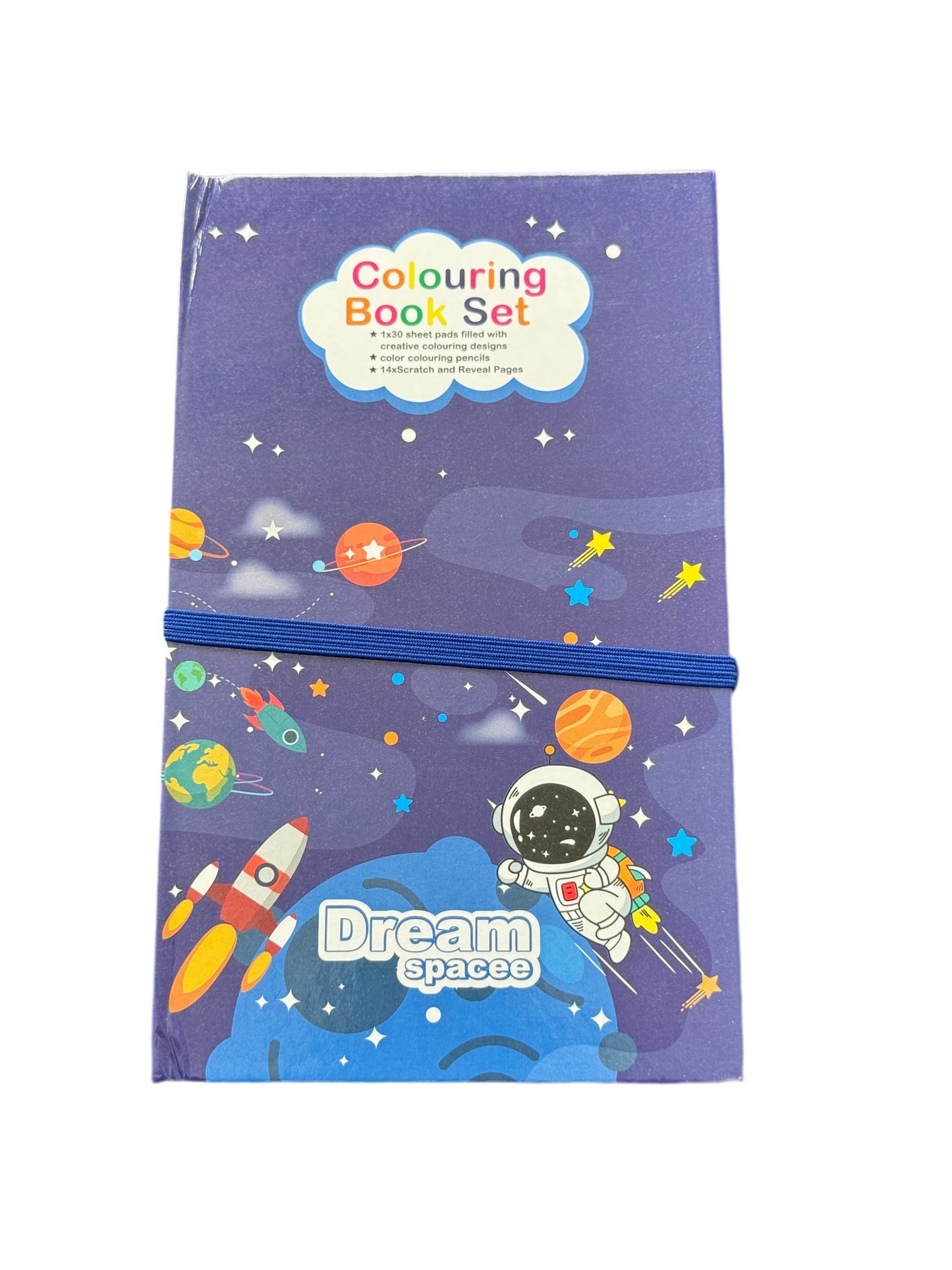 Kids On-the-Go Coloring Book Set with Pencils & Scratch Pad | Ideal Party Favors & Travel Activity
