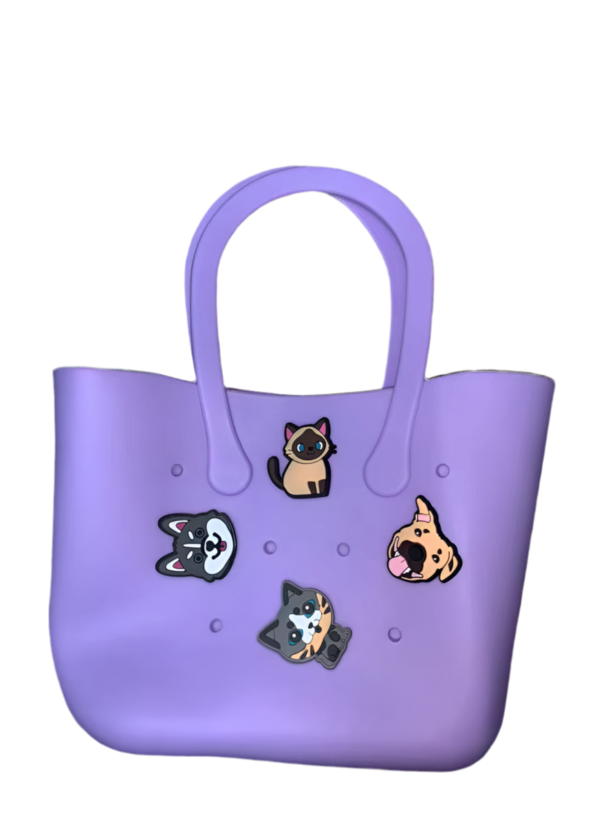 Kids Silicone bags with charms