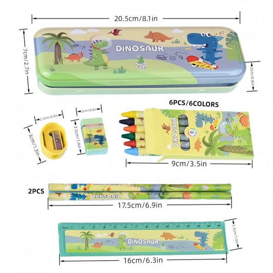 Adorable Kids Stationery Gift Set - Unicorn, Dinosaur & More | Perfect Return Gifts & School Supplies