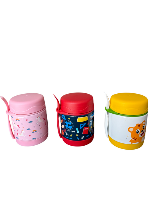 10 oz Vacuum Insulated Food Jar – Kid-Friendly Thermo for Hot & Cold Meals